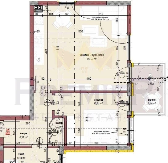 Агенция за недвижими имоти - Имоти Премиер - имот - 1071788, Цена: 134896 EUR