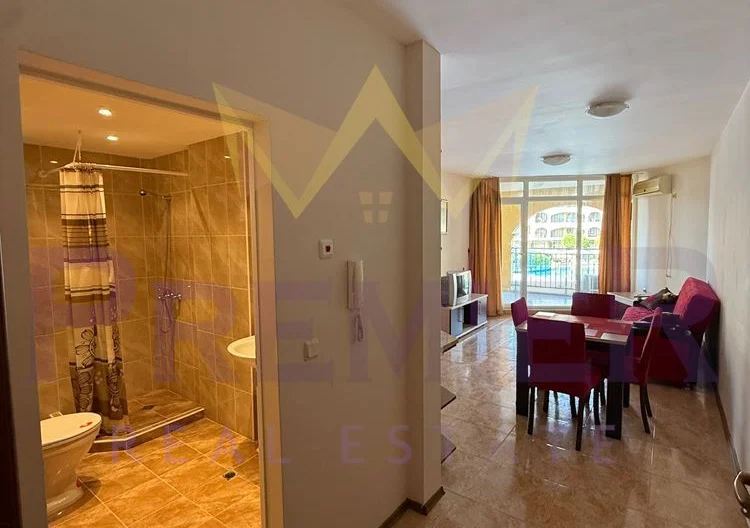 Обзаведен двустаен апартамент с панорама море на първа линия в к-с „Мидия Фемили Резорт“, Ахелой -  - снимка 13 - Имоти Премиер