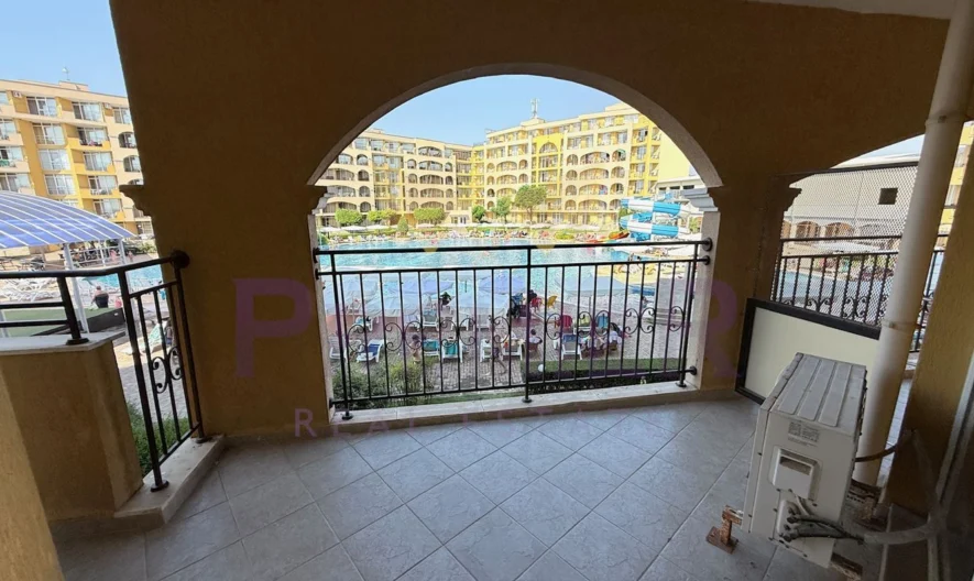 Обзаведен двустаен апартамент с панорама море на първа линия в к-с „Мидия Фемили Резорт“, Ахелой -  - снимка 16 - Имоти Премиер