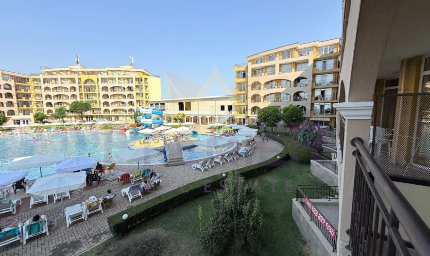 Обзаведен двустаен апартамент с панорама море на първа линия в к-с „Мидия Фемили Резорт“, Ахелой -  - снимка 16 - Имоти Премиер