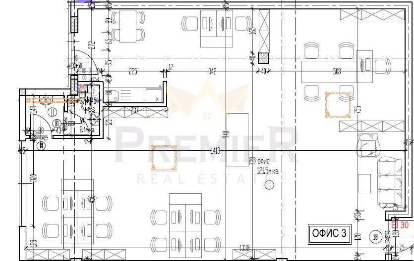 Офис №3 225кв.м. Възраждане гр. Варна -  - снимка 1 - Имоти Премиер