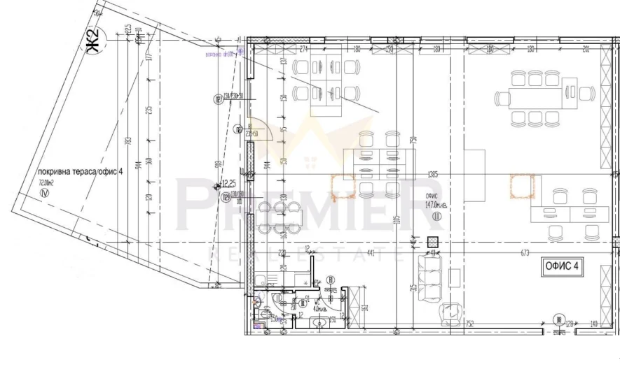 Офис №4  261кв.м. Възраждане гр. Варна -  - снимка 1 - Имоти Премиер