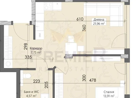 Real Estate Agency - Imoti Premier - imot - 1227219, Price: 152760 EUR