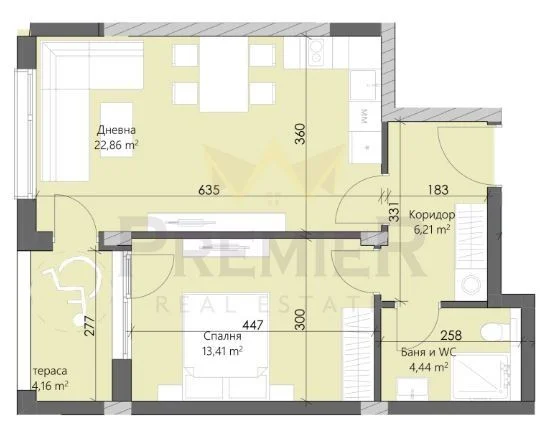 One-bedroom apartment in Kershiyaka - - snimka 1 - Imoti Premier