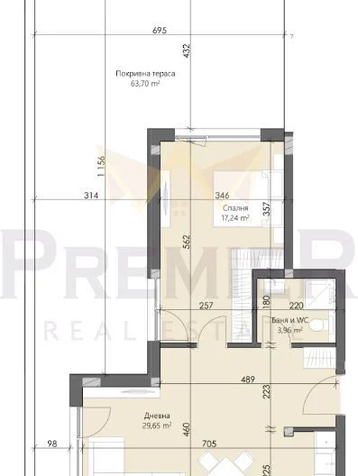 One-bedroom apartment in Kershiyaka -  - snimka 1 - Imoti Premier