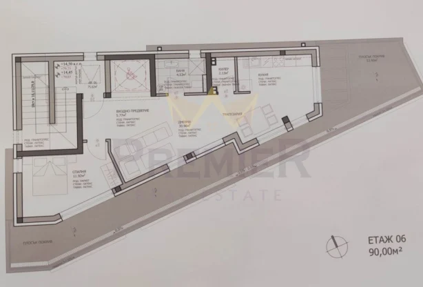 Real Estate Agency - Imoti Premier - imot - 764934, Price: 130500 EUR