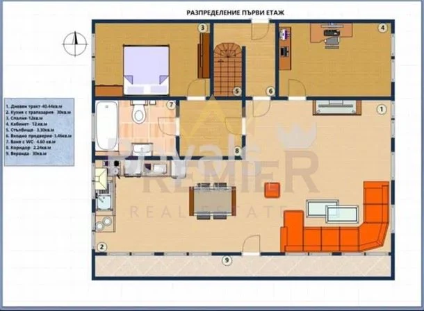 Панорамна Къща- ж.к. Изгрев -  - снимка 5 - Имоти Премиер