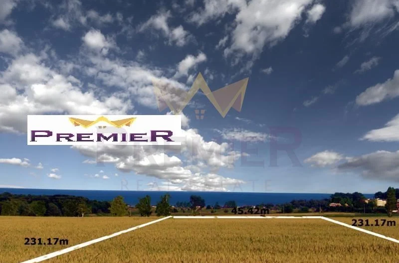 Парцел с морска  панорама с.Кранево -  - снимка 1 - Имоти Премиер