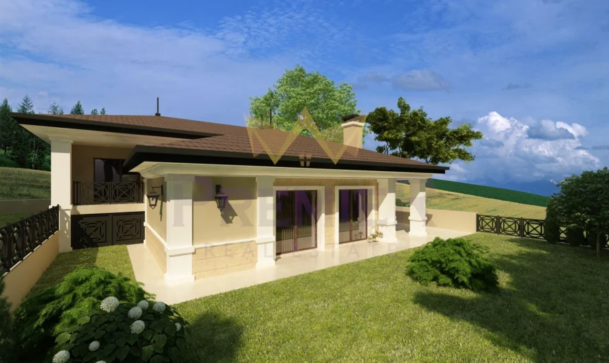 Парцел с одобрен и съгласуван проект за къща в с.Бистрица -  - снимка 2 - Имоти Премиер