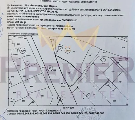 Агенция за недвижими имоти - Имоти Премиер - имот - 1062574, Цена: 98500 EUR