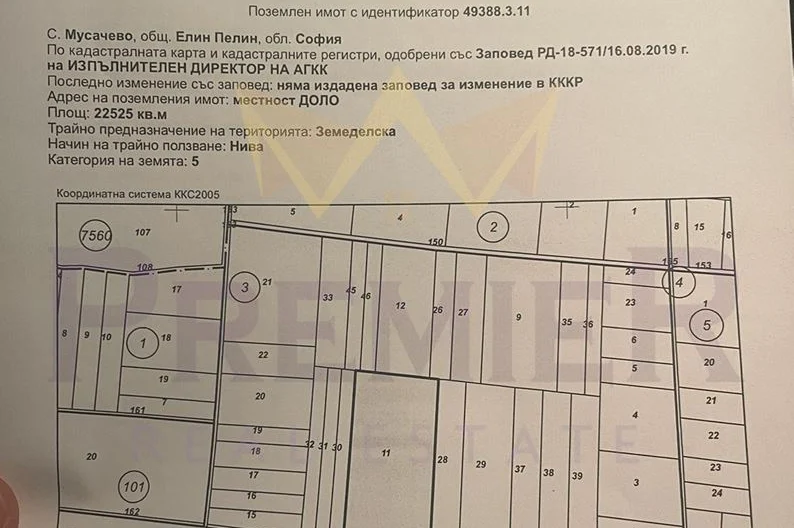 Plot in Elin Pelin Municipality, Musachevo Village -  - snimka 2 - Imoti Premier