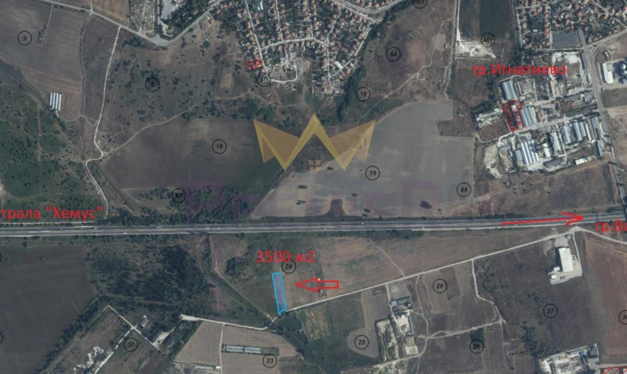 Plot in the town of Ignatievo, Varna region -  - snimka 1 - Imoti Premier