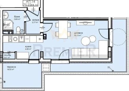 Агенция за недвижими имоти - Имоти Премиер - имот - 1063612, Цена: 79000 EUR