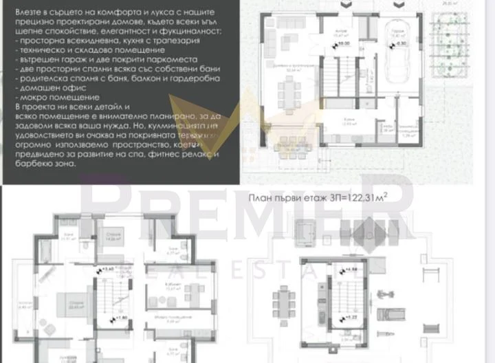 Продава Нова Триетажна Къща с Гараж  в Банкя -  - снимка 23 - Имоти Премиер