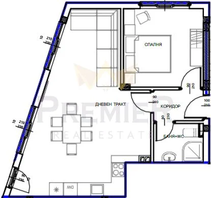Продавам 2-стаен кв. Виница 66.28 кв. м. -  - снимка 1 - Имоти Премиер