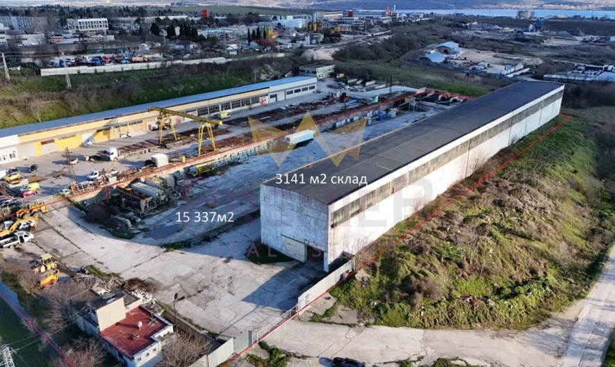 Промишлен парцел със склад в обл.Варна, с.Тополи - - снимка 2 - Имоти Премиер