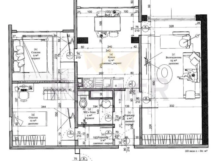 ПРОСТОРЕН ЧЕТИРИСТАЕН АПАРТАМЕНТ С НЕВЕРОЯТНА ГЛЕДКА - - снимка 11 - Имоти Премиер
