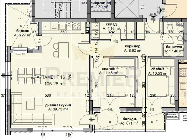 Просторен тристаен апартамент в новострояща се сграда – в Несебър - - снимка 1 - Имоти Премиер