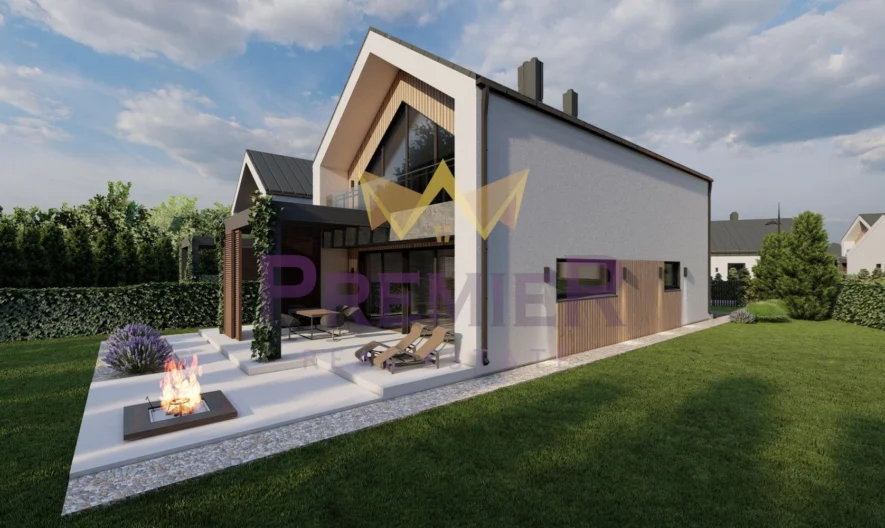 Страхотна ДВУЕТАЖНА къща в модерен затворен комплекс с ЧЕТИРИ спални -  - снимка 1 - Имоти Премиер