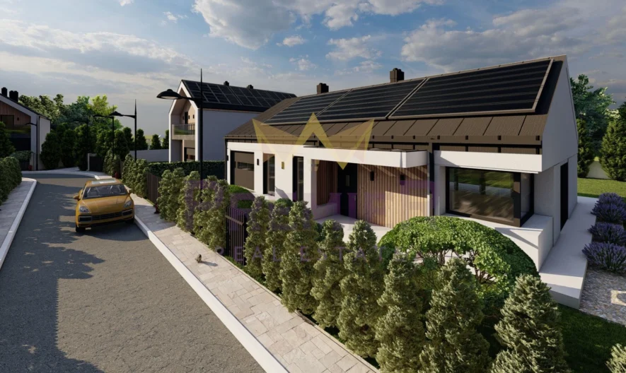 Страхотна едноетажна къща в модерен затворен комплекс с ТРИ спални и дневна – 42.56кв.м -  - снимка 2 - Имоти Премиер