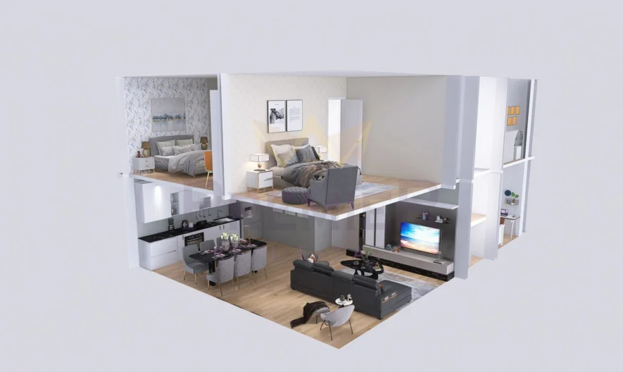 Страхотна едноетажна къща в модерен затворен комплекс с ТРИ спални и дневна – 42.56кв.м -  - снимка 6 - Имоти Премиер