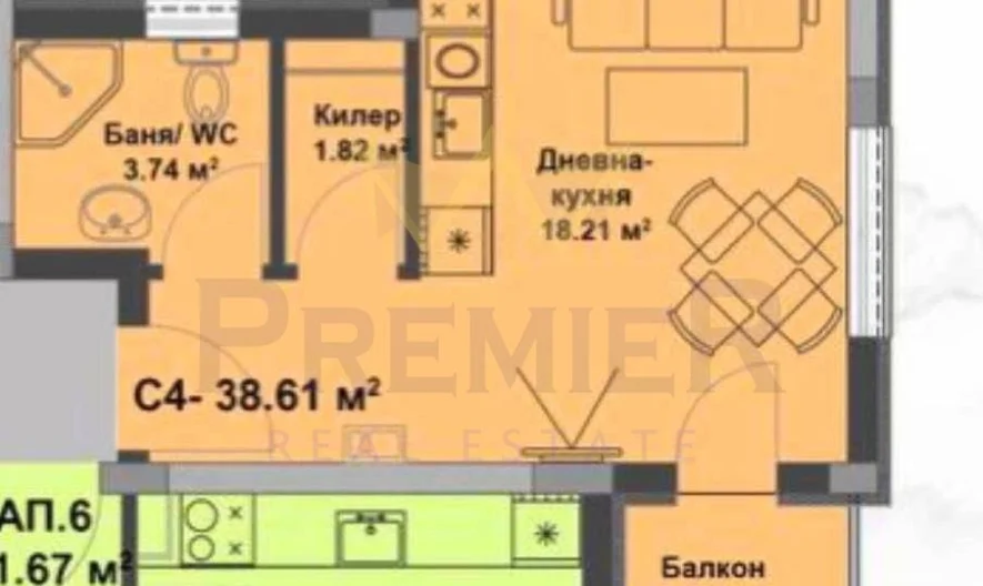 Студио к.к. Слънчев бряг -  - снимка 6 - Имоти Премиер