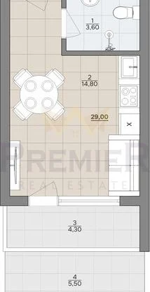 Агенция за недвижими имоти - Имоти Премиер - имот - 995030, Цена: 55176 EUR