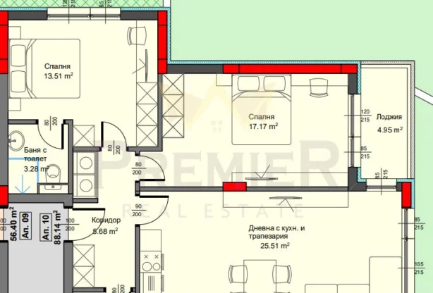Real Estate Agency - Imoti Premier - imot - 957405, Price: 111935 EUR