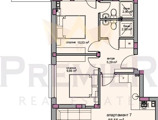 Real Estate Agency - Imoti Premier - imot - 871195, Price: 165000 EUR