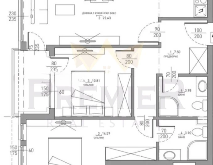 Three-room apartment Malinova Dolina -  - snimka 11 - Imoti Premier