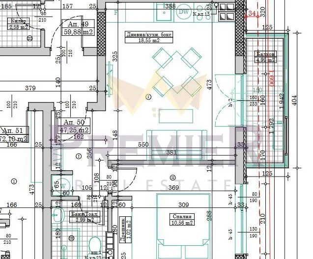 ТОП ДВУСТАЕН С ПАРКОМЯСТО -  - снимка 6 - Имоти Премиер