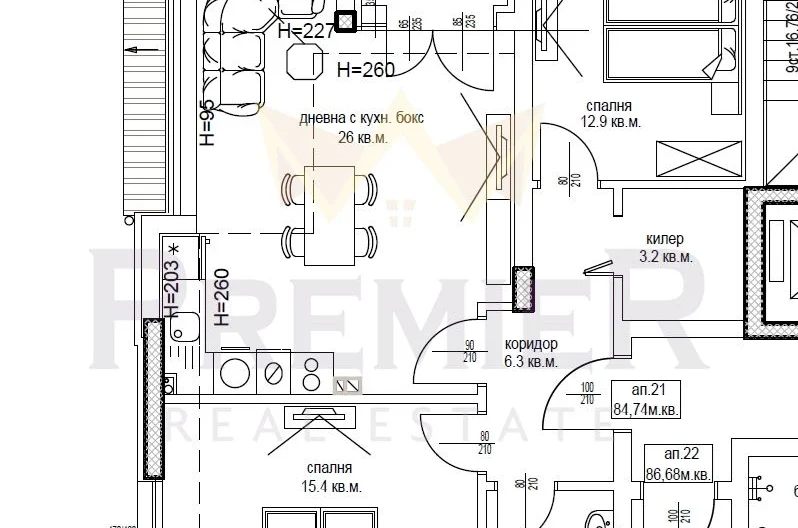 ТОП ТРИСТАЕН В ЦВЕТЕН -  - снимка 3 - Имоти Премиер