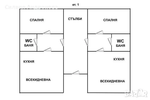 ТРИЕТАЖНА къща с РЗП – 390кв, и двор – 850кв.м. -  - снимка 11 - Имоти Премиер