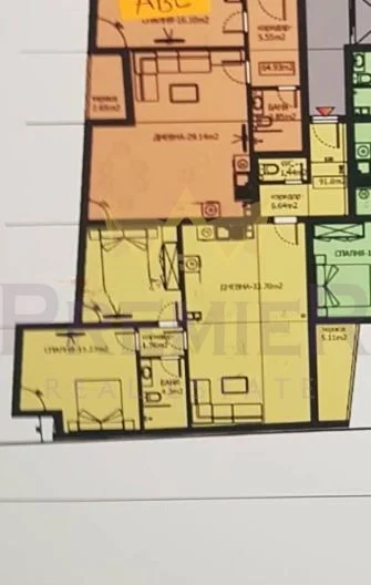 Тристаен апартамент – Левски 1, Варна -  - снимка 1 - Имоти Премиер