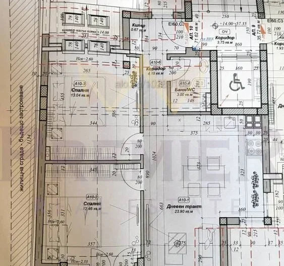 Тристаен апартамент – Зимно кино Тракия, Варна - - снимка 1 - Имоти Премиер