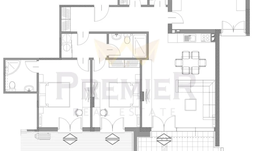🏡 ТРИСТАЕН АПАРТАМЕНТ Б-2 | НОВО СТРОИТЕЛСТВО | БУТИКОВ КОМПЛЕКС ВИНИЦА ФОРЕСТ | кв. Виница, Варна -  - снимка 2 - Имоти Премиер