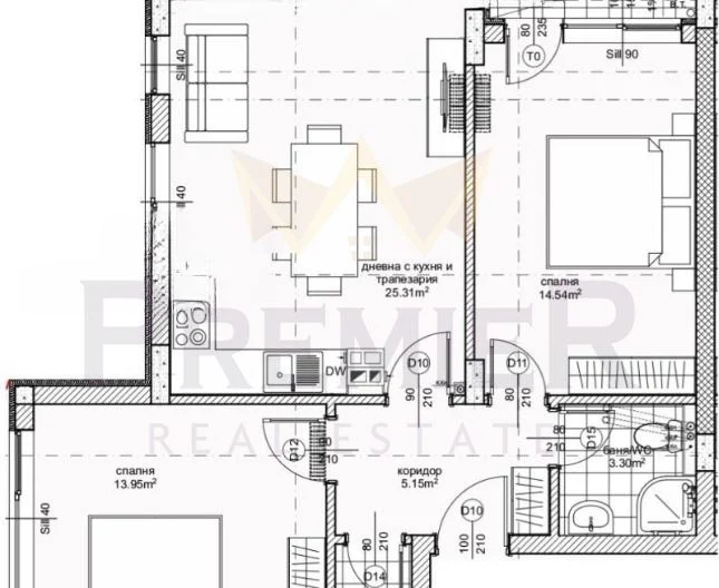 Тристаен Апартамент гр. Варна ж.к Възраждане I -  - снимка 9 - Имоти Премиер