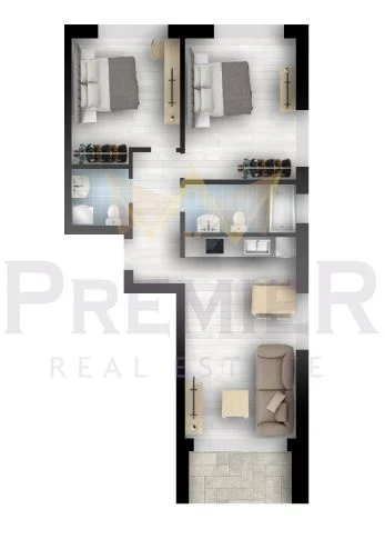 Тристаен апартамент к.к. Св.Св. Константин и Елена - - снимка 1 - Имоти Премиер