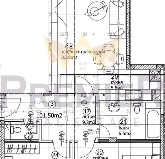 Тристаен апартамент Кръстова вада - - снимка 8 - Имоти Премиер