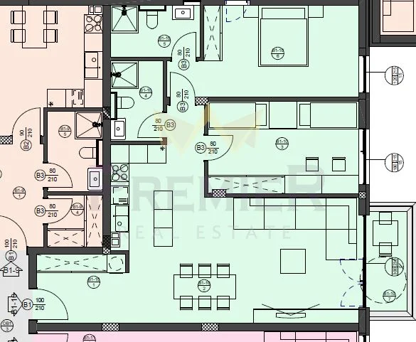 Тристаен апартамент кв. Бриз - - снимка 1 - Имоти Премиер