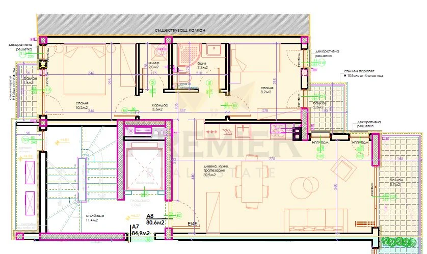 Tristaen apartament Obshtina Varna -  - snimka 1 - Imoti Premier