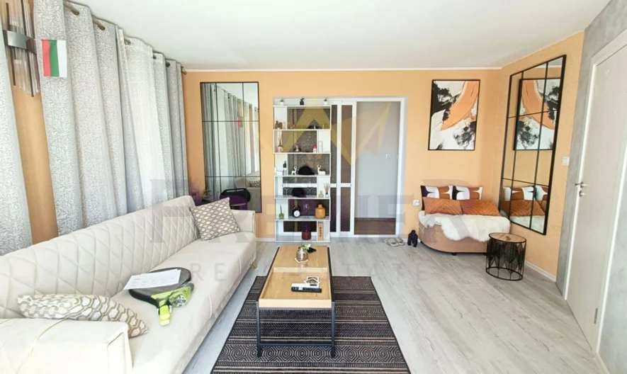 Тристаен апартамент обзаведен, на 5 минути от плажа в Равда -  - снимка 1 - Имоти Премиер