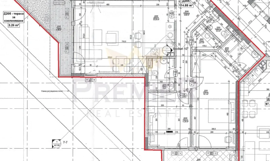 Тристаен апартамент, Полигона - - снимка 11 - Имоти Премиер