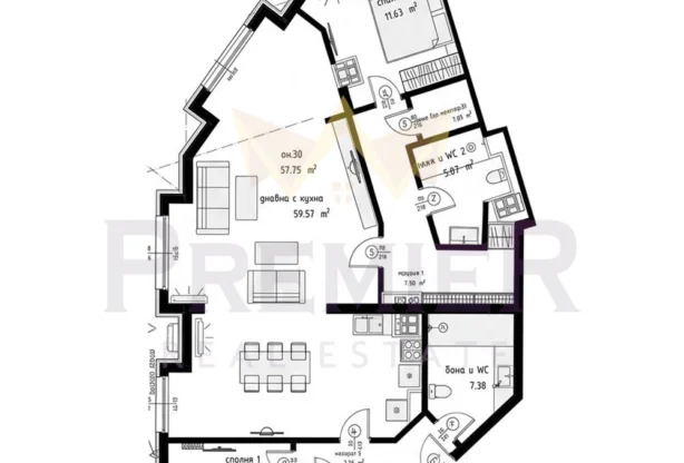 Агенция за недвижими имоти - Имоти Премиер - имот - 1240156, Цена: 618900 EUR