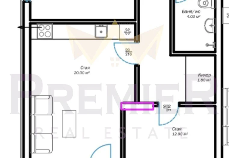 Тристаен апартамент с панорама пред Акт 16, ж.к. Възраждане 3, гр. Варна -  - снимка 6 - Имоти Премиер