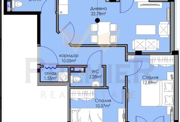 Агенция за недвижими имоти - Имоти Премиер - имот - 1189742, Цена: 139219 EUR