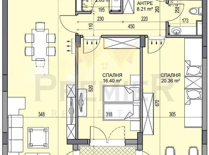 Тристаен апартамент в Гагарин, гр. Пловдив -  - снимка 1 - Имоти Премиер