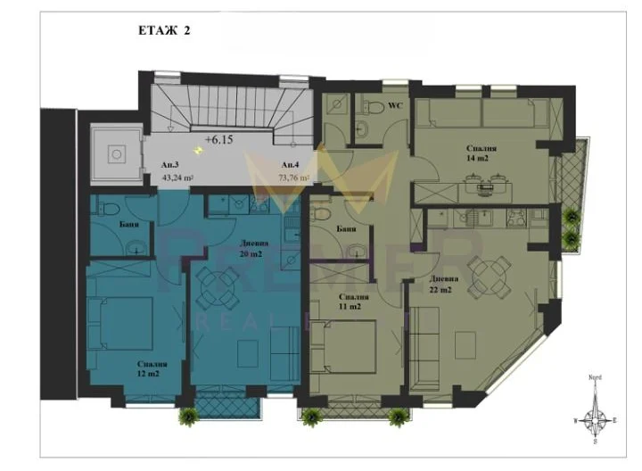Тристаен апартамент в кв. Банишора -  - снимка 3 - Имоти Премиер