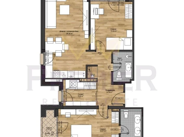 Тристаен апартамент в кв. Бояна -  - снимка 5 - Имоти Премиер