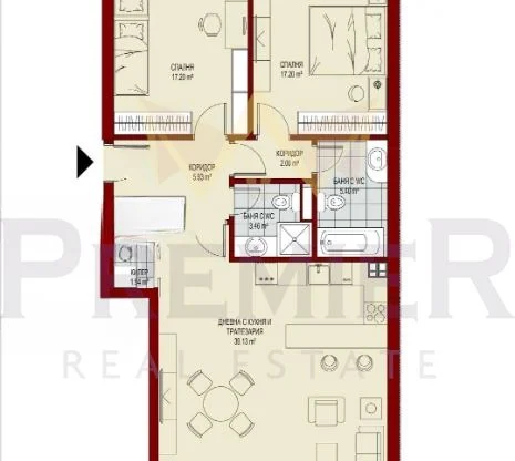 Агенция за недвижими имоти - Имоти Премиер - имот - 1053333, Цена: 359990 EUR